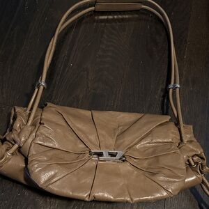 Diesel Brown Leather Shoulder Bag